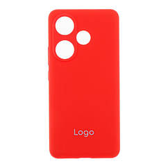 Чохол Liquid Silicone (AA) Full Camera для Xiaomi Poco F6/Turbo 3 Колір 14.Red