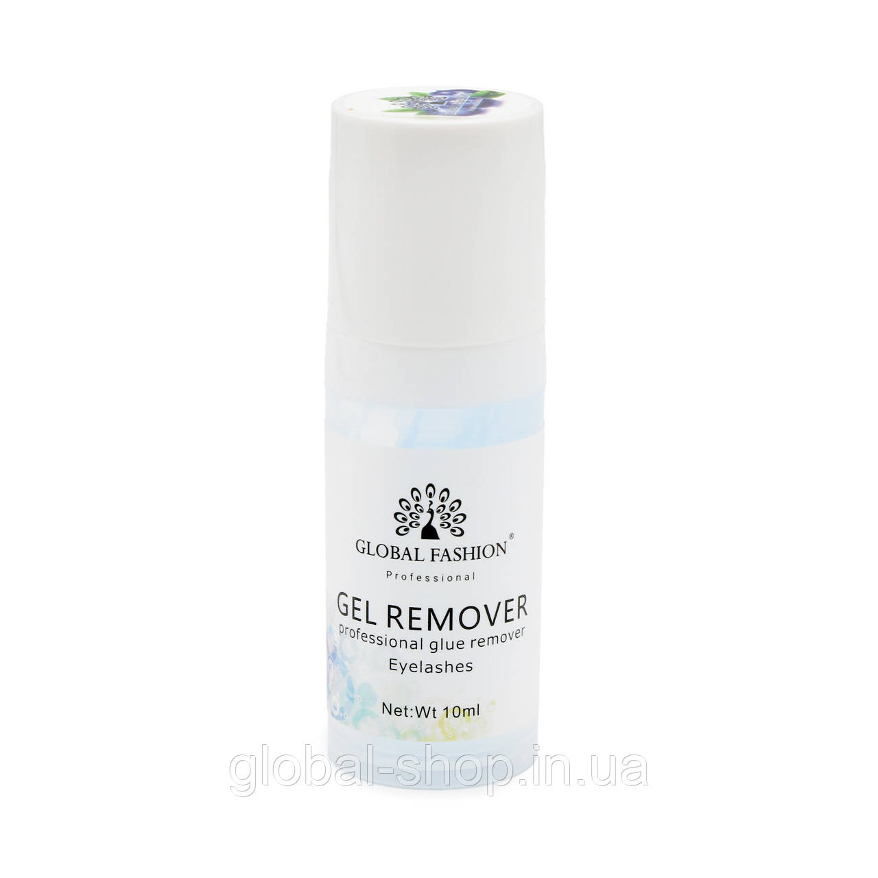 Гелевий ремувер для зняття вій Gel Remover, Blueberry, 10 ml