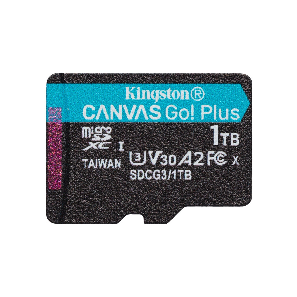 Карта памяти MicroSDXC 1TB UHS-I/U3 Class 10 Kingston Canvas Go! Plus R170/W90MB/s (SDCG3/1TBSP)