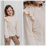 Кофтинка для дівчинки в рубчик Дана, розміри 92-116, фото 3