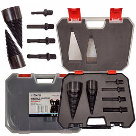 Набір насадок дровоколних шнеків 32/42 мм + 4 адаптера Silver S12043