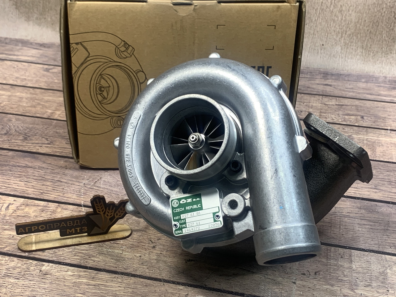 Турбокомпресор К27-61-01 МТЗ CZ Strakonice (Чехія, оригінал
