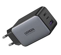 Мережевий зарядний пристрій UGREEN CD244 GaN X 65W QC4.0 PD3.0 Black (10335)