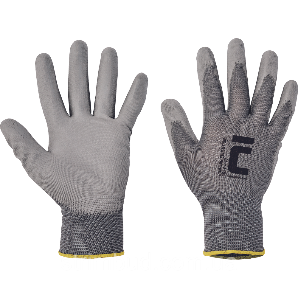 Рукавички нейлонові в’язані Bunting Evolution Grey