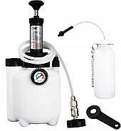 Установка для заміни гальмівної рідини з ручним насосом (2.5 л) 2 бар F14102, фото 2