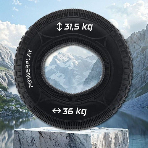 Еспандер кистьовий силіконовий PowerPlay PP-4330 Hand Grip Loops Hard 31.5-36 кг. Чорний