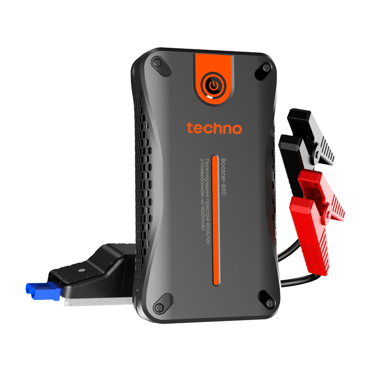 Пускозарядний пристрій Techno Booster-800, 10000 mAh, 400А/800A Jump Starter, USB-А, LED ліхтар, фото 1
