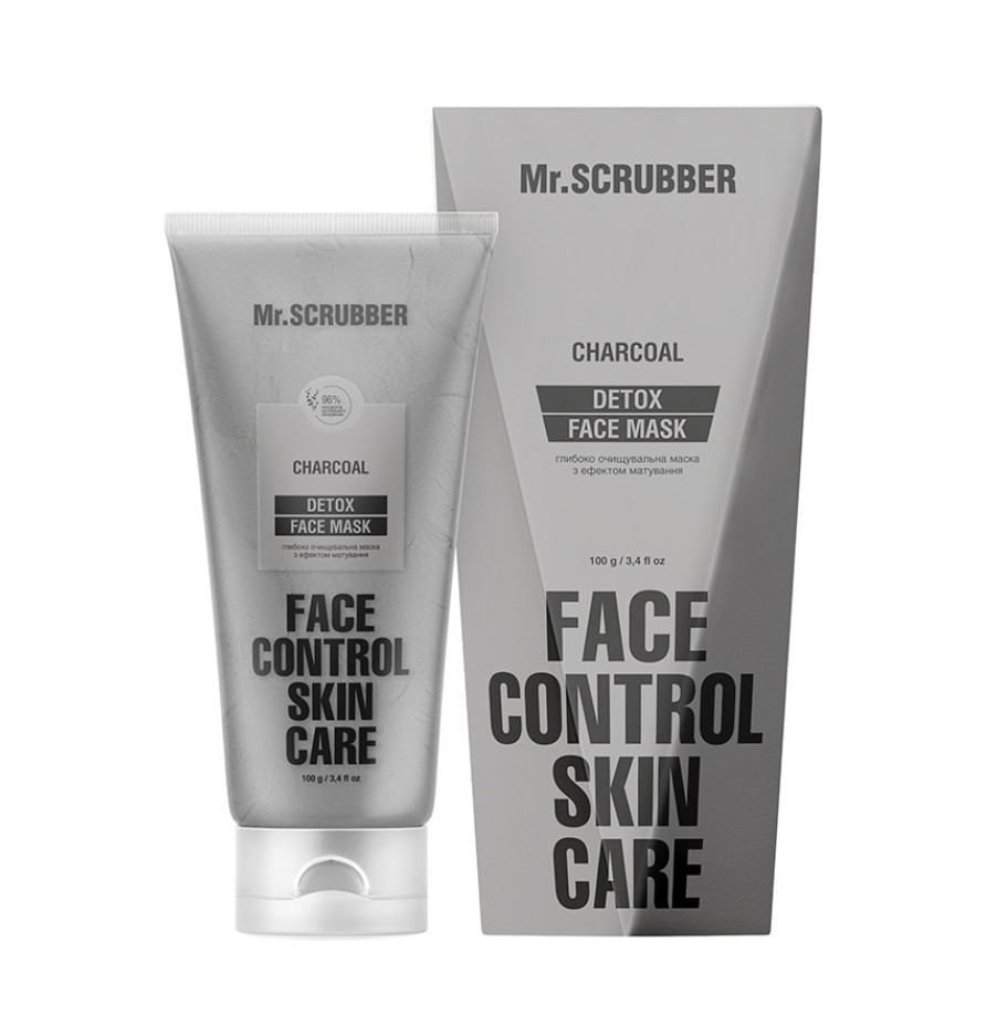 Глибоко очищувальна маска з ефектом матування Detox Face Control Mr.SCRUBBER, фото 1