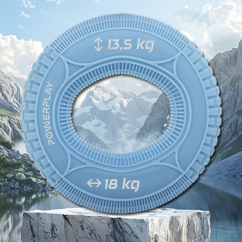 Еспандер кистьовий силіконовий PowerPlay PP-4330 Hand Grip Loops Light 13.5-18 кг. Блакитний