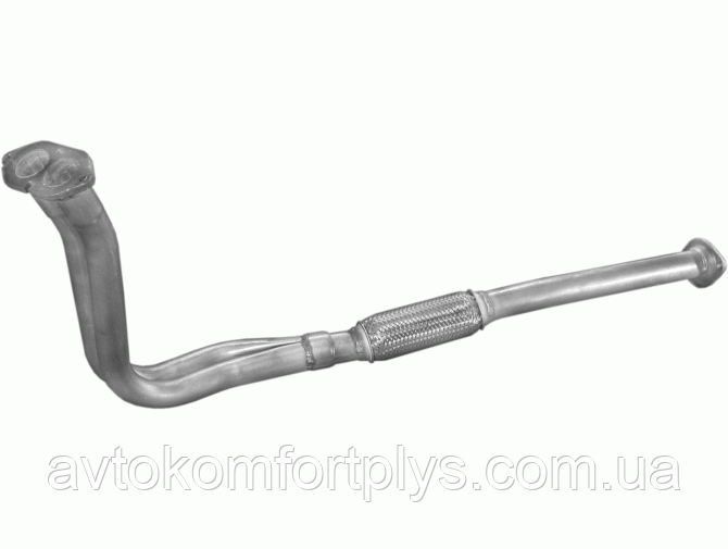 Приймальна труба з гофрою Опель Астра 1.7 дизель 1991 - 1998 рр, фото 1