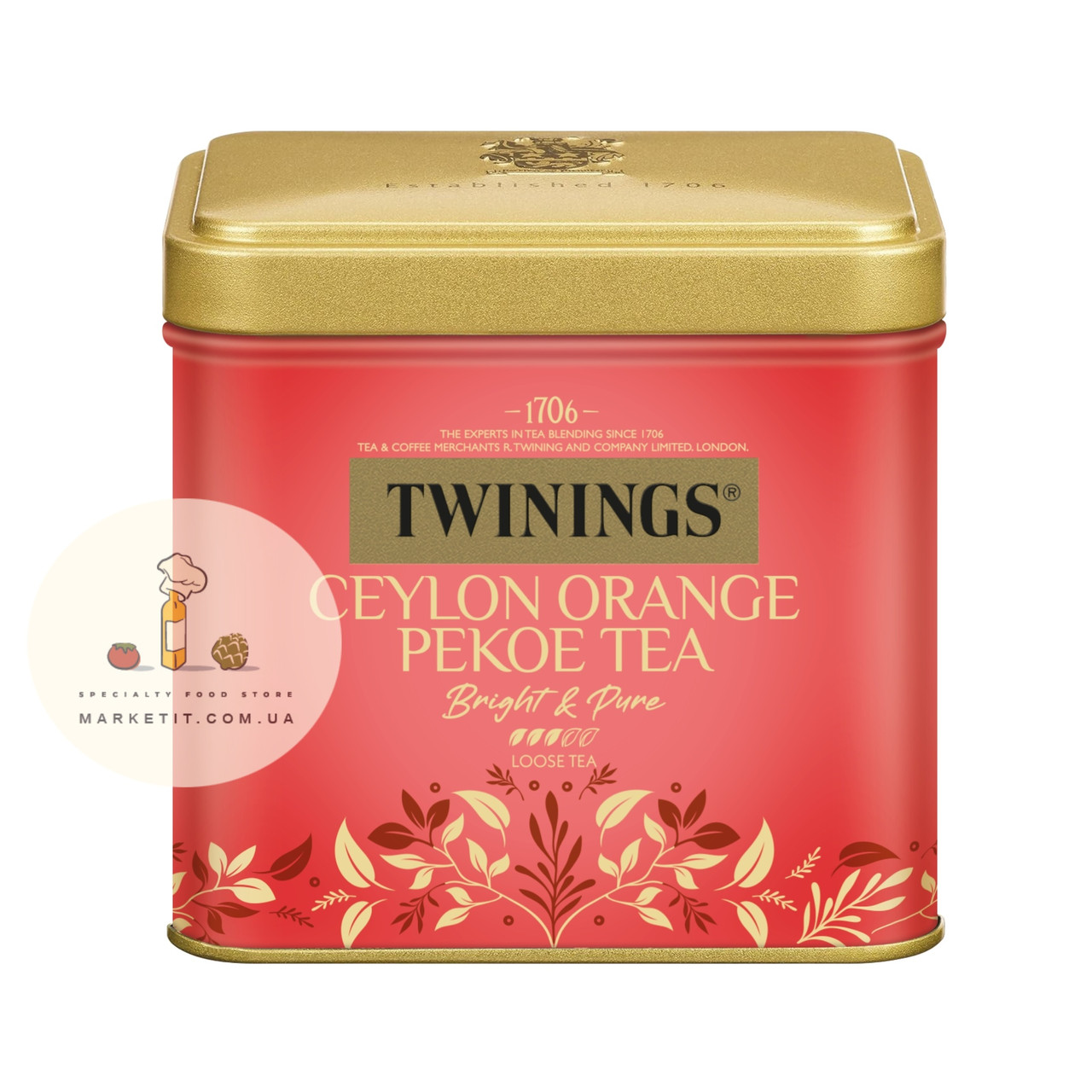 Чай чорний листовий Twinings Ceylon Orange Pekoe, Англія 100 г., фото 1