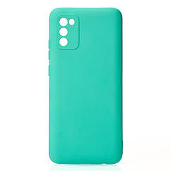 Силіконовий чохол SOFT Silicone Case для Samsung A02S/M02S (без лого) бірюза