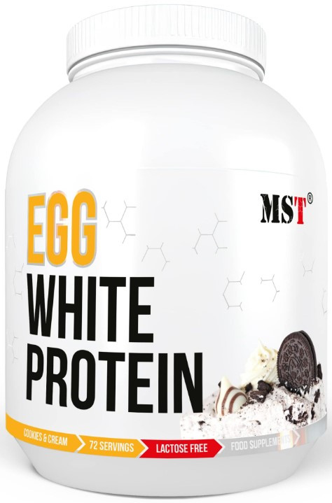 Яєчний протеїн MST Egg White Protein 1,8 kg Печиво з кремом