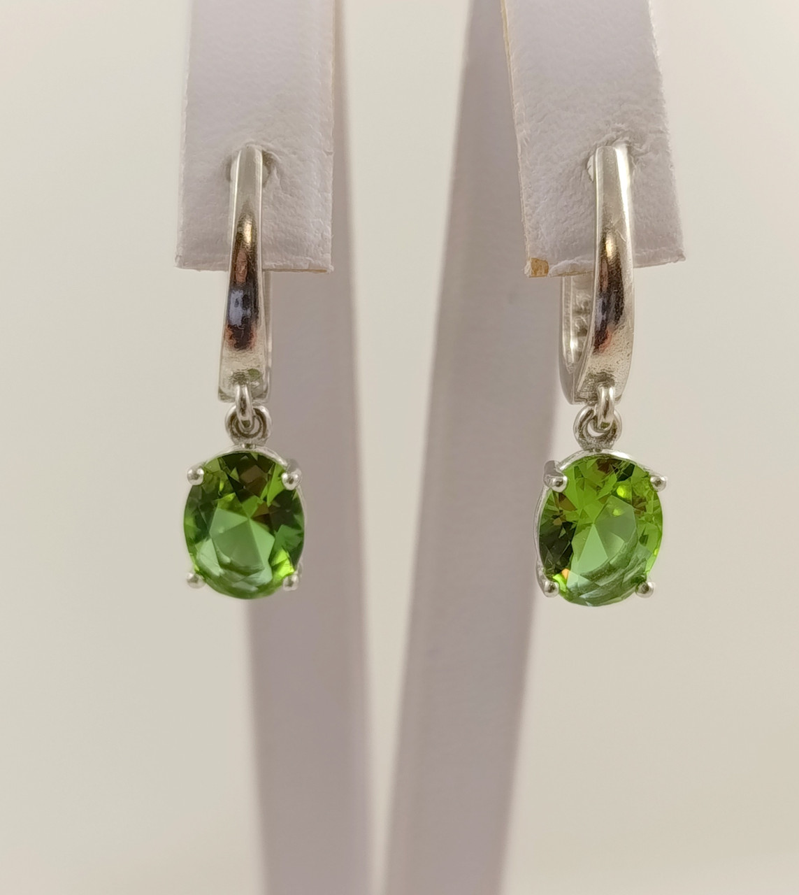 Сережки срібні з султанітом С1004/М-слт, фото 1