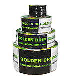 Крапельна стрічка 8 mil крок 10 см 100 м бухта емітерна GOLDEN DRIP, фото 7