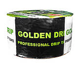 Крапельна стрічка 8 mil крок 10 см 100 м бухта емітерна GOLDEN DRIP, фото 9