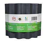 Бордюрна стрічка 20 см 9 метрів сіра посилена VARTCO (Польща), фото 4