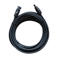 Кабель Solar 4 мм2 для з'єднання сонячних панелей, довжина 15м мідно-луджений з конекторами МС4