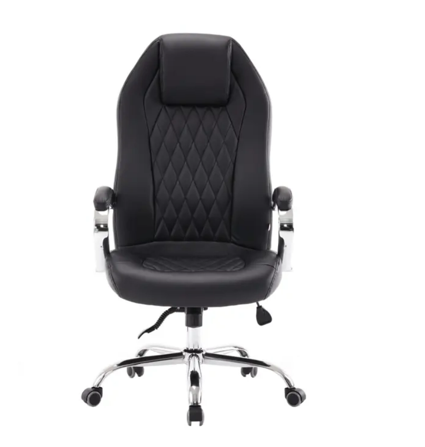 Крісло комп'ютерне офісне Альваро ANF Чорний (PU Black) АКЛАС