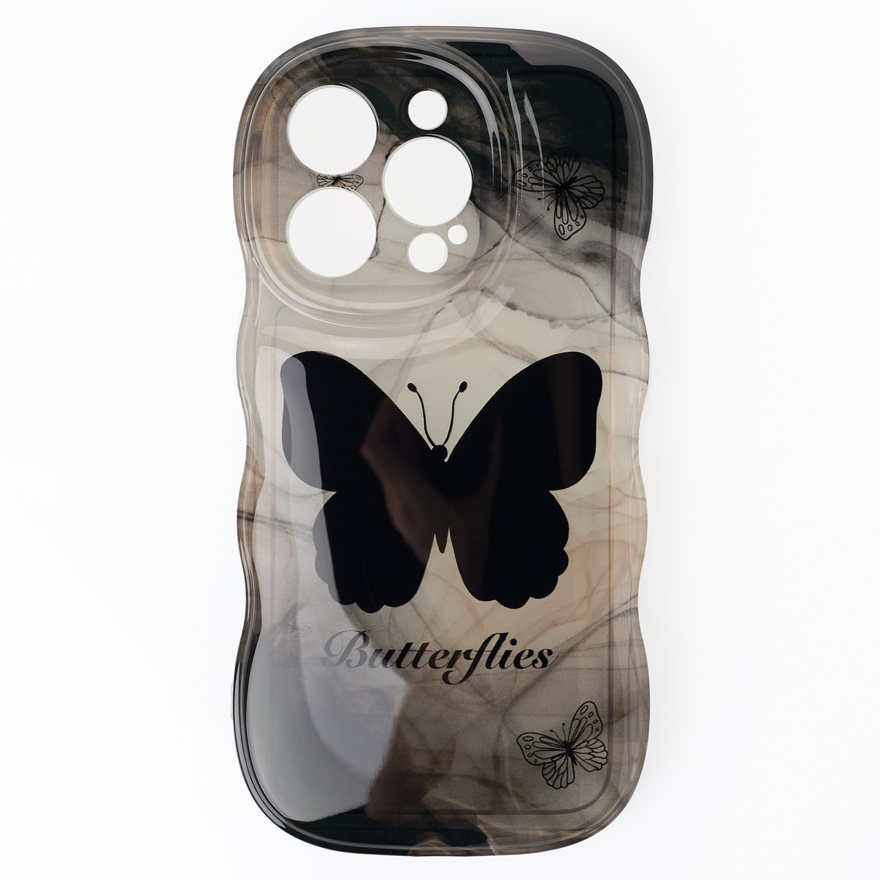 Чохол BUTTERFLY для iPhone 13 Pro Max чорний, фото 1