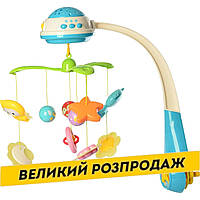 Мобіль на ліжечко Limo toy (підвіски, проектор, світло, музика, на батарейках) HB 0015