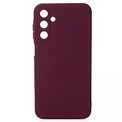 Силіконовий чохол SOFT Silicone Case для Samsung M35 (без лого) бордовий