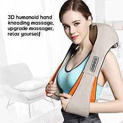 Роликовий масажер для шиї і спини Massager of Neck Kneading