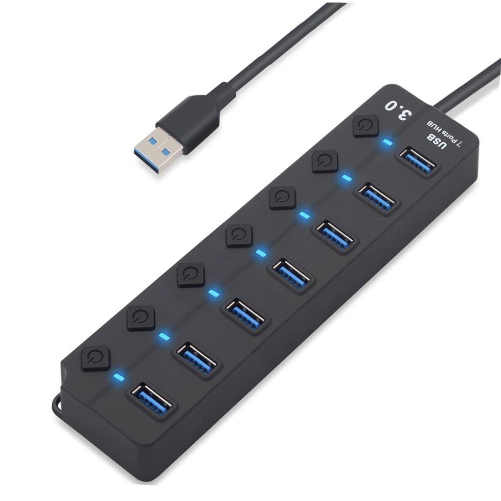USB концентратор 7 Port USB Hub 3.0, фото 1
