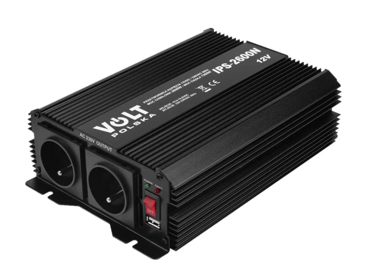 Перетворювач (інвертор) VOLT IPS 2600 N 12/230V (1300/2600W) + USB