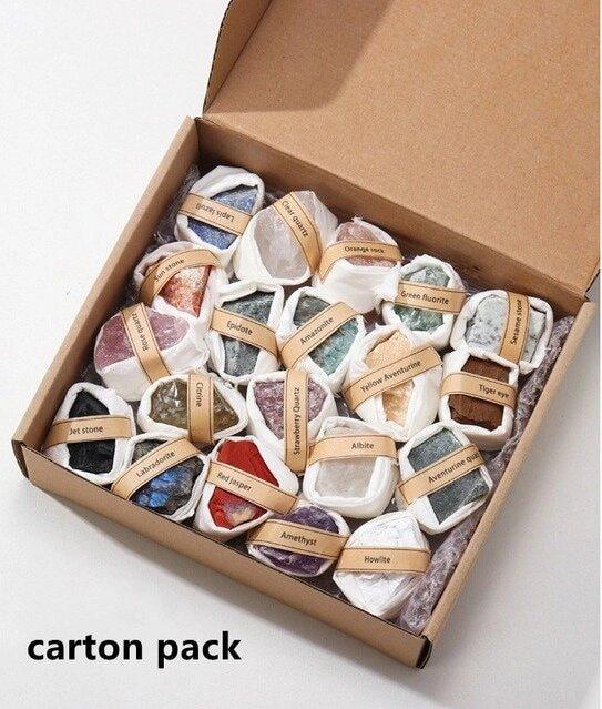 Колекція мінералів "Каміння світу" 20 мінералів, фото 1