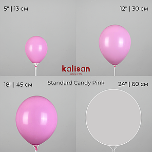 KALISAN-КЛ 5" 30 Пастель Рожевий Кенді | Standard Candy Pink, фото 4