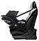 Автокрісло Bair Shuttle i-size TB-01 total black, фото 8