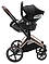 Автокрісло Bair Shuttle i-size TB-01 total black, фото 10