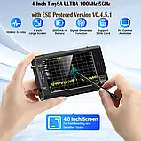 Векторний аналізатор спектра мереж антен TinySA ULTRA 4" TFT LCD, 100 кГц - 5,3 ГГц, 32 ГБ MicroSD, 3000mAh, SMA female, фото 9