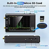 Векторний аналізатор спектра мереж антен TinySA ULTRA 4" TFT LCD, 100 кГц - 5,3 ГГц, 32 ГБ MicroSD, 3000mAh, SMA female, фото 5