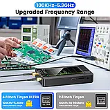 Векторний аналізатор спектра мереж антен TinySA ULTRA 4" TFT LCD, 100 кГц - 5,3 ГГц, 32 ГБ MicroSD, 3000mAh, SMA female, фото 10
