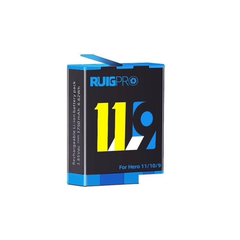 Акумулятор для Екшн Камер Gopro11/10/12 RUIGPRO, фото 1