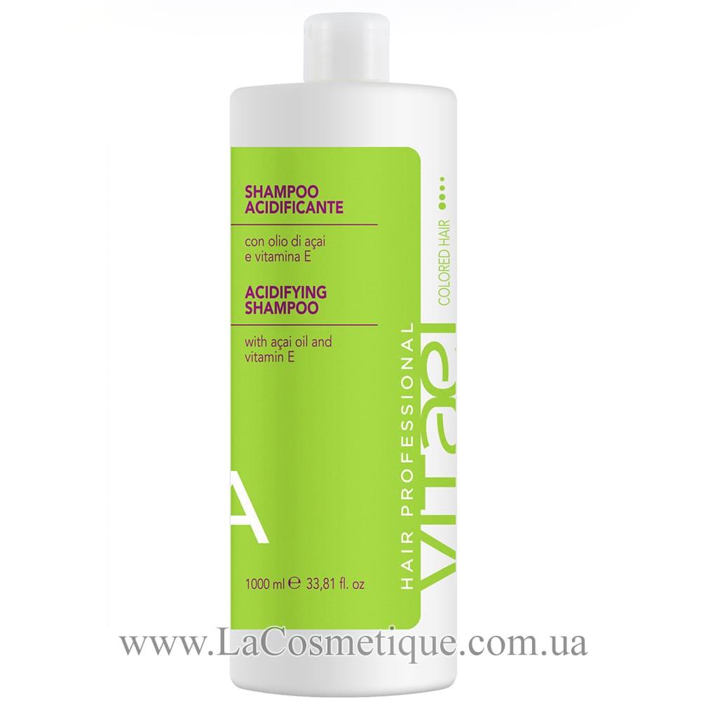 Шампунь для фарбованого волосся Vitael Colored Hair acidifying shampoo 1000 мл