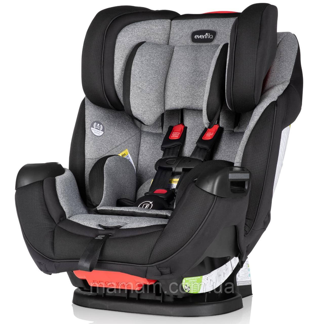 Автокрісло Evenflo Symphony (0-50 кг) DLX Ashland Gray, фото 1