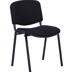 Стілець напівм'який ISO чорний, тканина