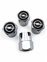 Колпачки на ниппель Opel металлические (4 шт.)
