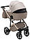 Коляска 2 в 1 Adamex Nola Natura 4 cappuccino, фото 6