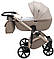 Коляска 2 в 1 Adamex Nola Natura 4 cappuccino, фото 4