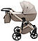 Коляска 2 в 1 Adamex Nola Natura 4 cappuccino, фото 3