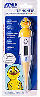 Термометр електронний цифровий AND DT-624 (D) з гнучким наконечником, у формі качки