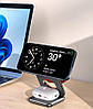 Бездротовий зарядний пристрій Benks JuicePod 3-в-1 Wireless Charger Stand (з функцією MagSafe), фото 3