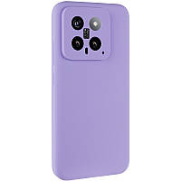 Чохол Silicone Cover Lakshmi Full Camera (AA) для Xiaomi 14 Бузковий / Dasheen