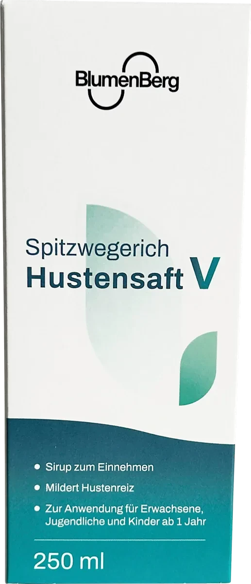 Сироп від кашлю подорожник BlumenBerg Spitzwegerich Hustensirup, 250 мл