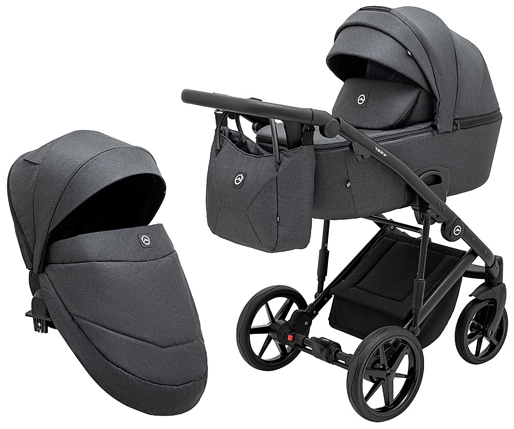 Коляска 2 в 1 Adamex Mobi Air Thermo New TIP TK-79 графіт