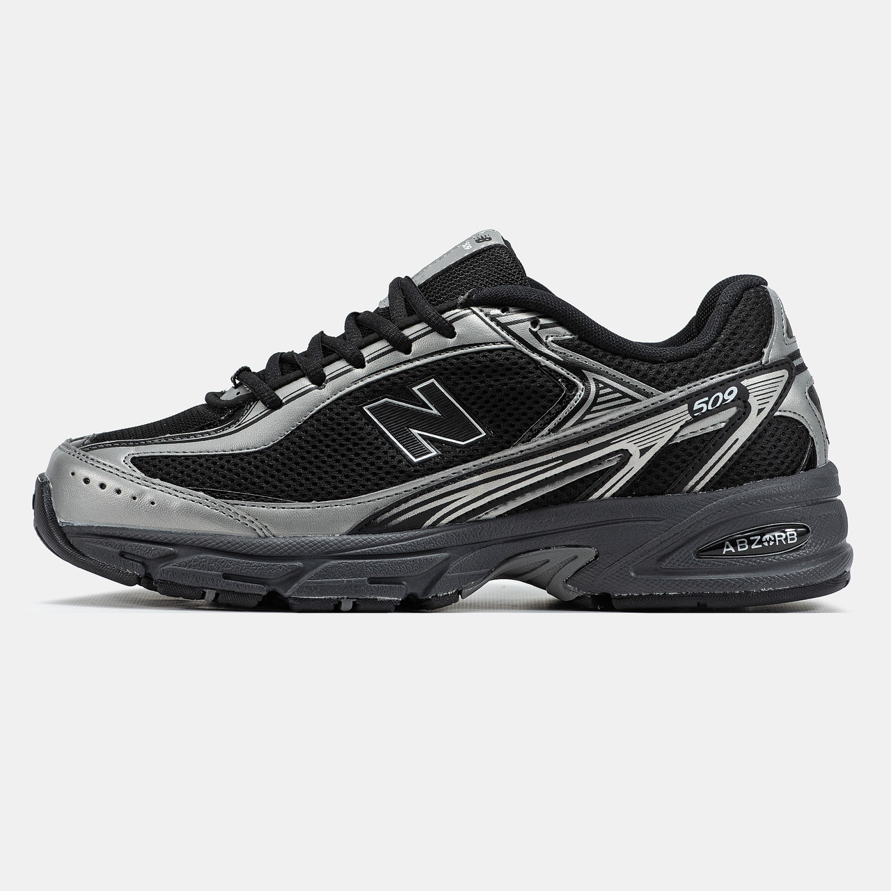 Чоловічі Кросівки New Balance 509 Silver Black / Нью Беланс 509